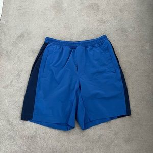 Mens Lululemon Athletica Shorts Blue Navy Size L